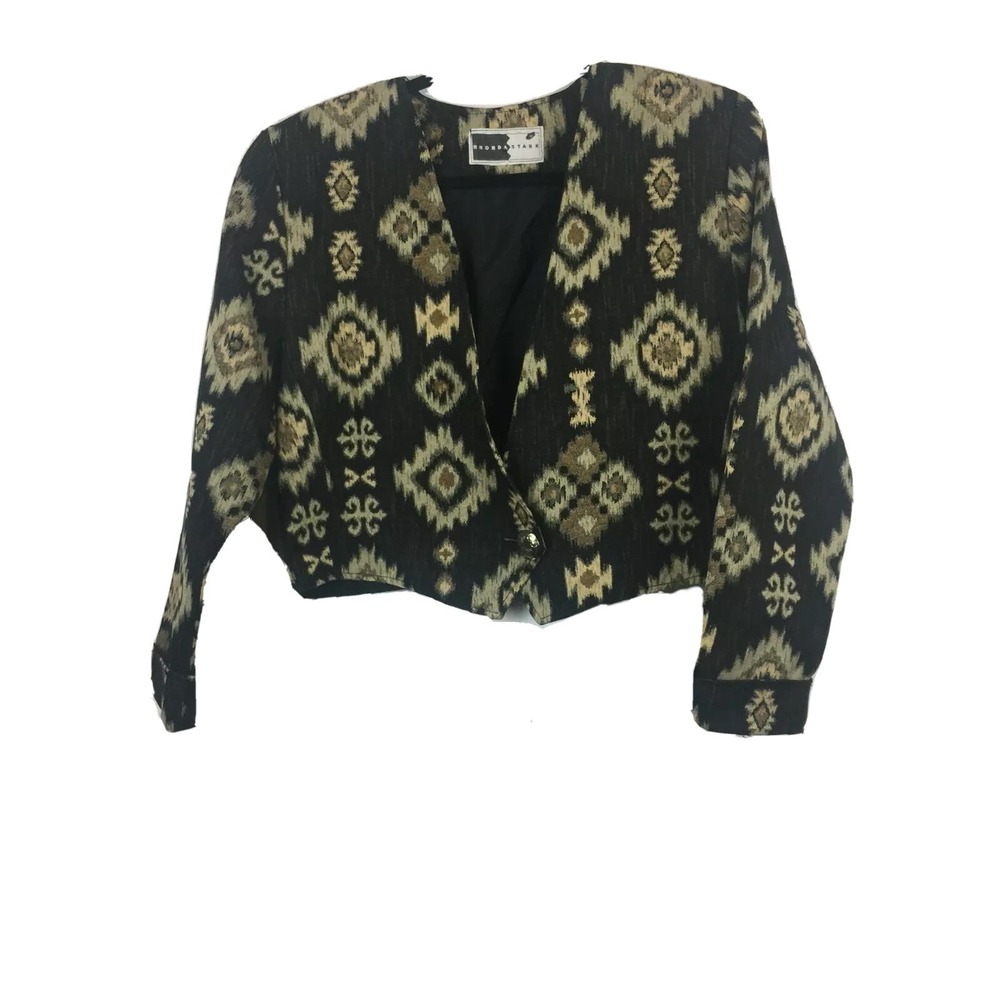 Rhonda Stark Womens Jacket‎ Bolero Cropped